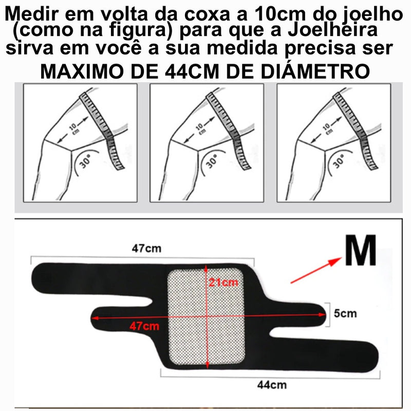 Joelheira Magnética de Turmalina Imã