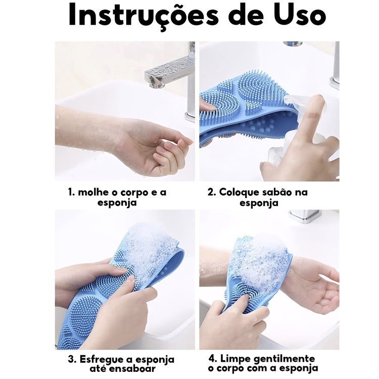 Bucha para Banho em Silicone