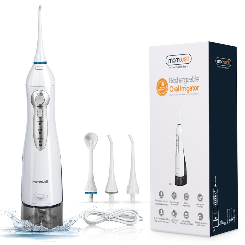 Irrigador Oral Dental Portátil Água Flosser.