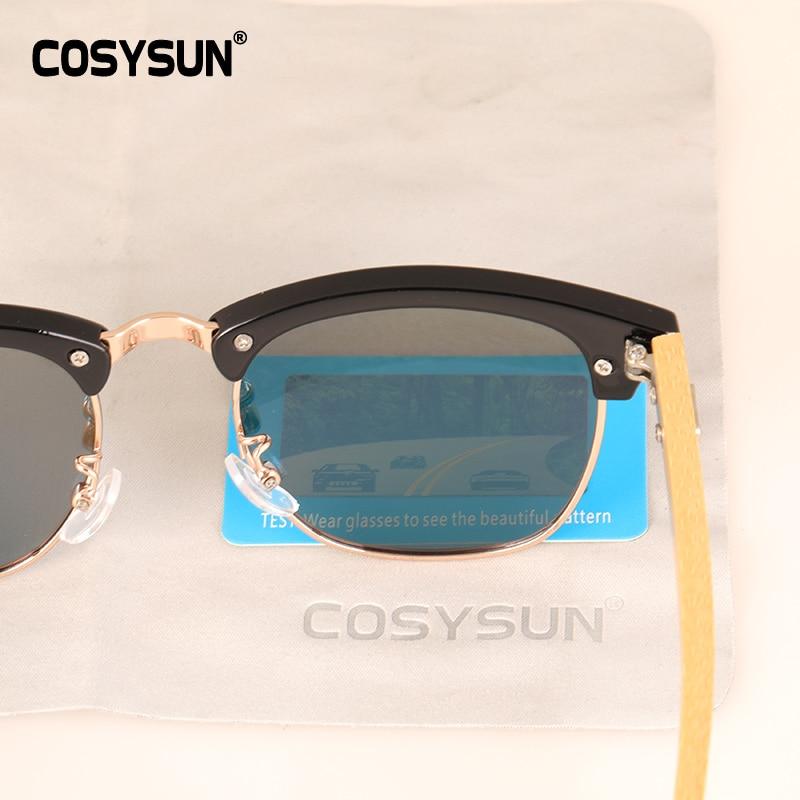 Óculos de Sol Polarizado Cosysun Bamboo Feminino