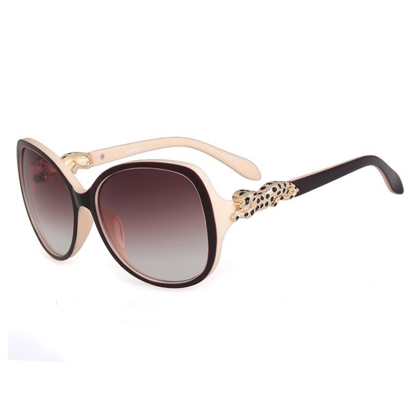 Óculos de Sol Polarizado Cosysun Leopard Feminino