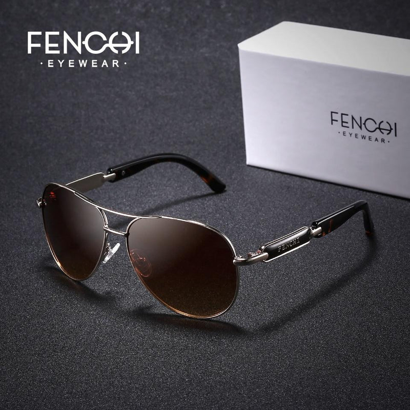 Óculos de Sol Polarizado Piloto Fenchi Feminino