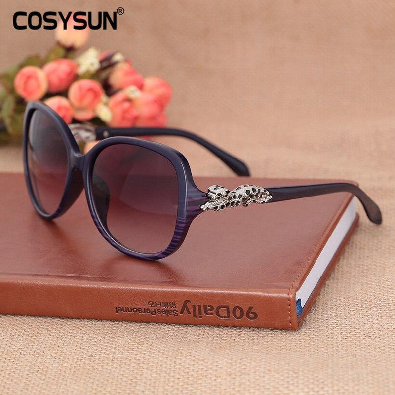 Óculos de Sol Polarizado Cosysun Leopard Feminino