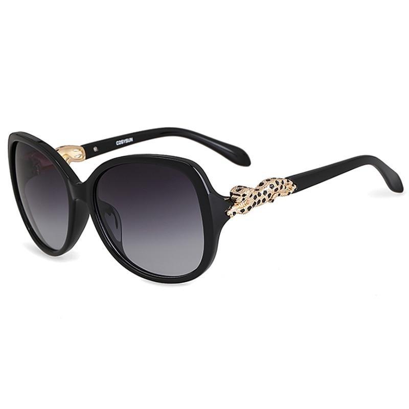 Óculos de Sol Polarizado Cosysun Leopard Feminino