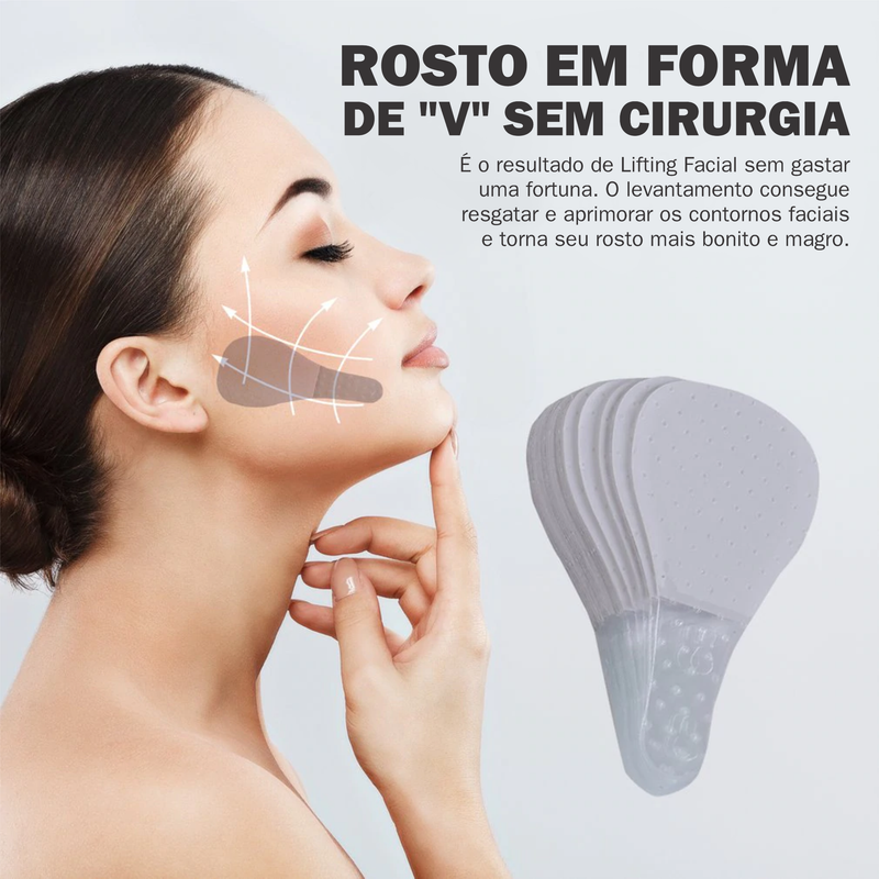 Adesivos facial lifting