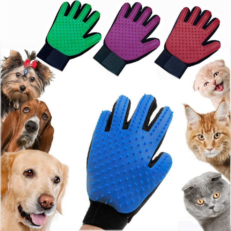 Luva de silicone pets