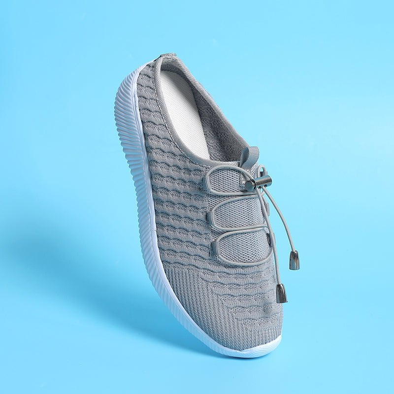 Tênis Confort Slip On Casual Elastano Bordado