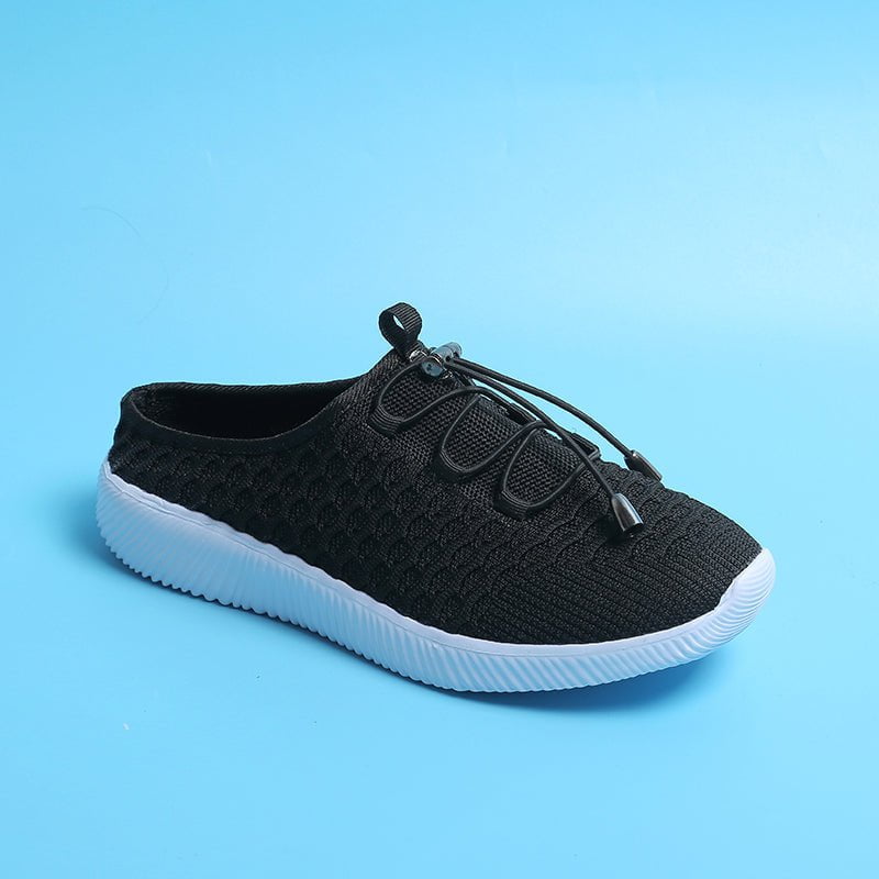 Tênis Confort Slip On Casual Elastano Bordado