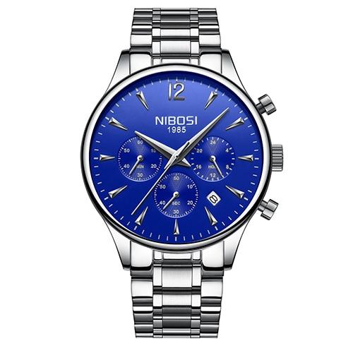 Relógio Nibosi Masculino Inox Quartzo